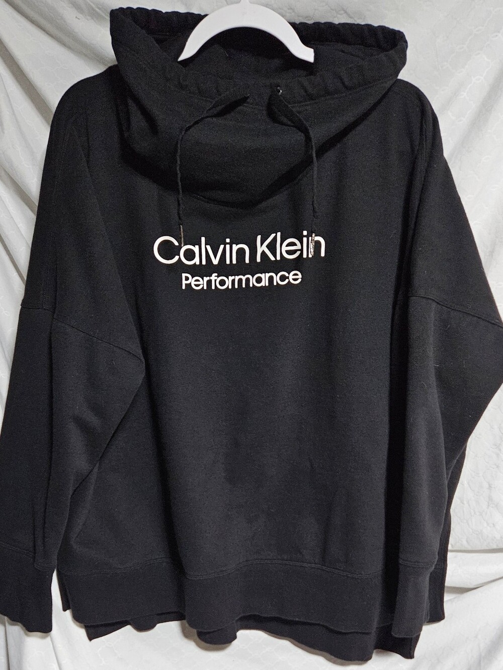 CALVIN KLEIN Perfomance Women’s 2xl Cotton Blend Cowl Neck Sweatshirt (Mb1)